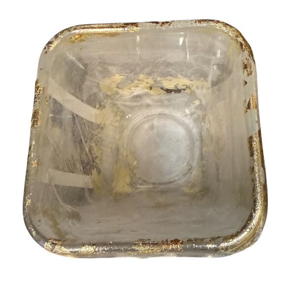 Unique handmade ethereal white and gold vase candle holder - Picture 4 of 5